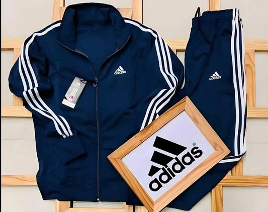 Full Sleeves Tracksuit for Men (Navy Blue)